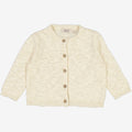 Wheat Main  Knit Cardigan Mille | Baby Knitted Tops 3129 eggshell