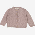 Wheat Main  Knit Cardigan Mille | Baby Knitted Tops 1494 purple dove