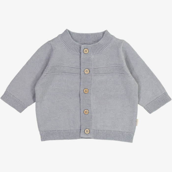 Wheat Main  Knit Cardigan Sofus | Baby Knitted Tops 1528 cloudy sky