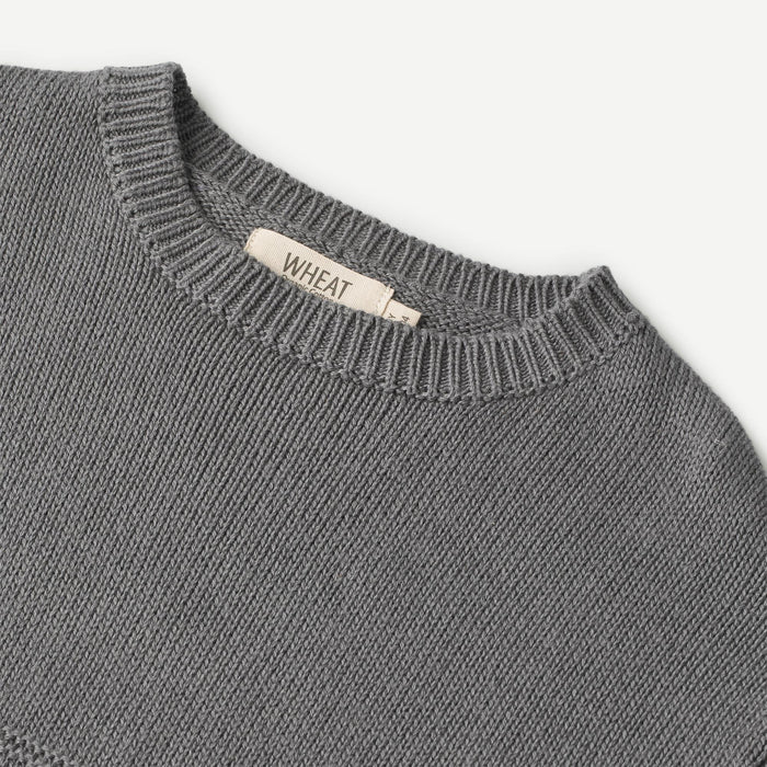 Wheat Main Knit Pullover Gunnar Knitted Tops 1525 autumn sky