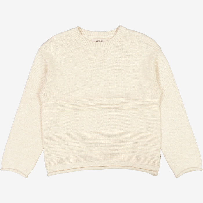 Wheat Main  Knit Pullover Gunnar Knitted Tops 1101 cloud melange