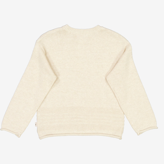 Wheat Main  Knit Pullover Gunnar Knitted Tops 1101 cloud melange