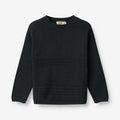 Wheat Main Knit Pullover Gunnar Knitted Tops 1432 navy