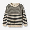 Wheat Main Knit Pullover Jan Knitted Tops 1432 navy