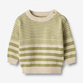 Wheat Main Knit Pullover Jan Knitted Tops 4122 sage