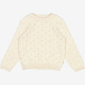 Wheat Main Knit Pullover Mira Knitted Tops 1101 cloud melange