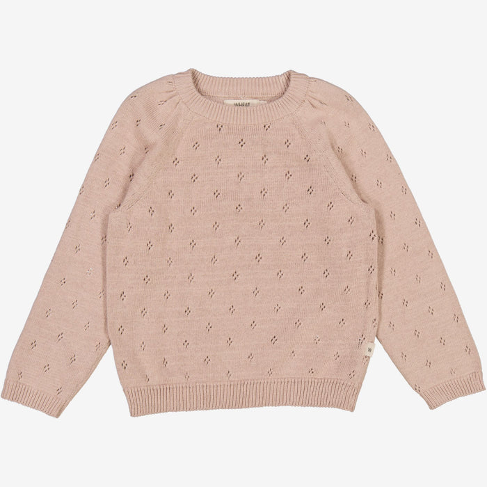 Wheat Main Knit Pullover Mira Knitted Tops 1356 pale lilac