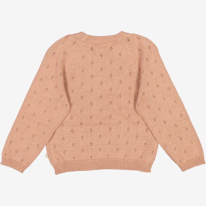 Wheat Main Knit Pullover Mira Knitted Tops 2031 rose dawn