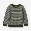 Wheat Main Knit Pullover Morgan Knitted Tops 1686 forest night stripe