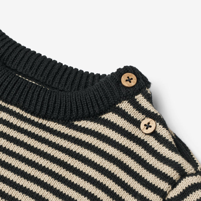 Wheat Main Knit Pullover Morgan | Baby Knitted Tops 1433 navy stripe