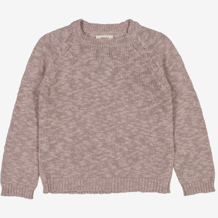 Wheat Main  Knit Pullover Quinn Knitted Tops 1494 purple dove