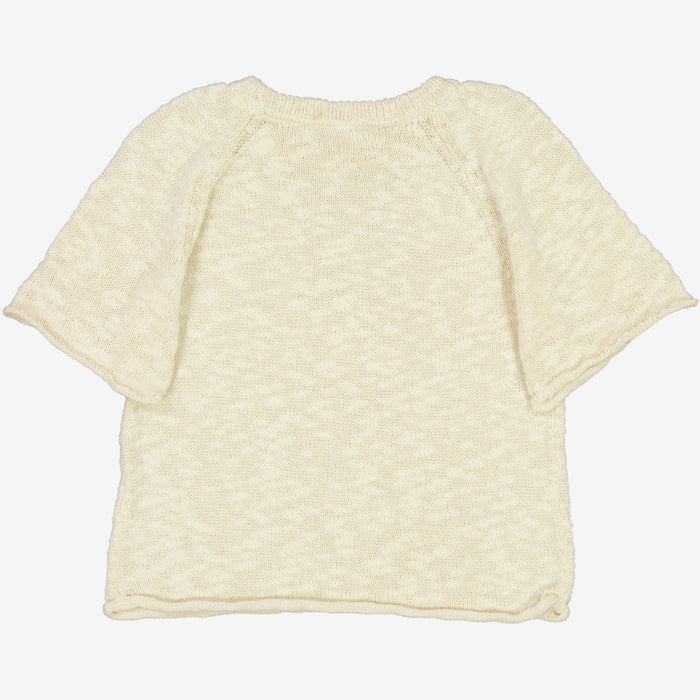 Wheat Main  Knit Pullover Vilna Knitted Tops 3129 eggshell