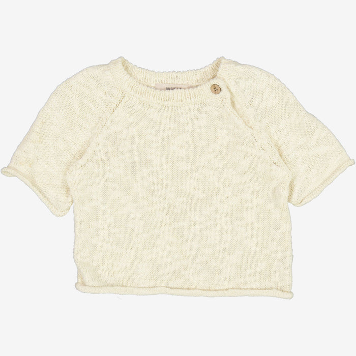 Wheat Main  Knit Pullover Vilna | Baby Knitted Tops 3129 eggshell