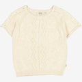 Wheat Main  Knit Top Bella Knitted Tops 1101 cloud melange