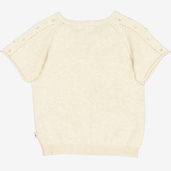 Wheat Main  Knit Top Bella Knitted Tops 1101 cloud melange