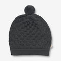 Wheat Outerwear Knitted Hat Ezel Outerwear acc. 0025 black coal
