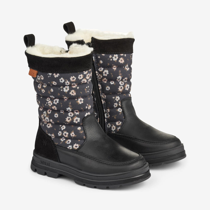Wheat Footwear Koa High Tex Inside Zip Winter Footwear 0021 black