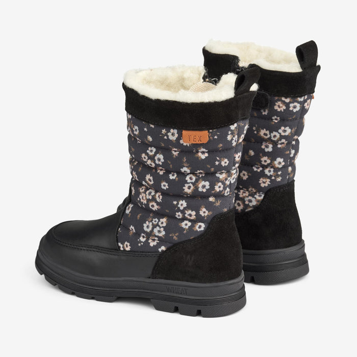 Wheat Footwear Koa High Tex Inside Zip Winter Footwear 0021 black