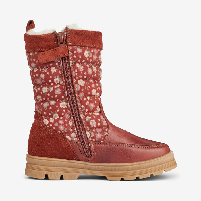 Wheat Footwear Koa High Tex Inside Zip Winter Footwear 2072 red