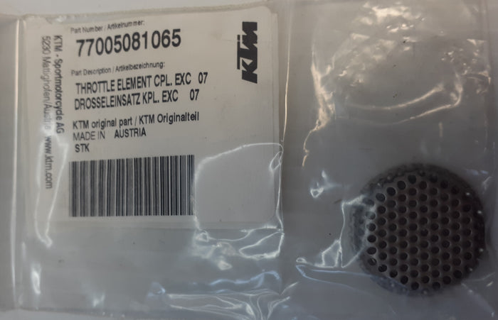 KTM Throttle Element