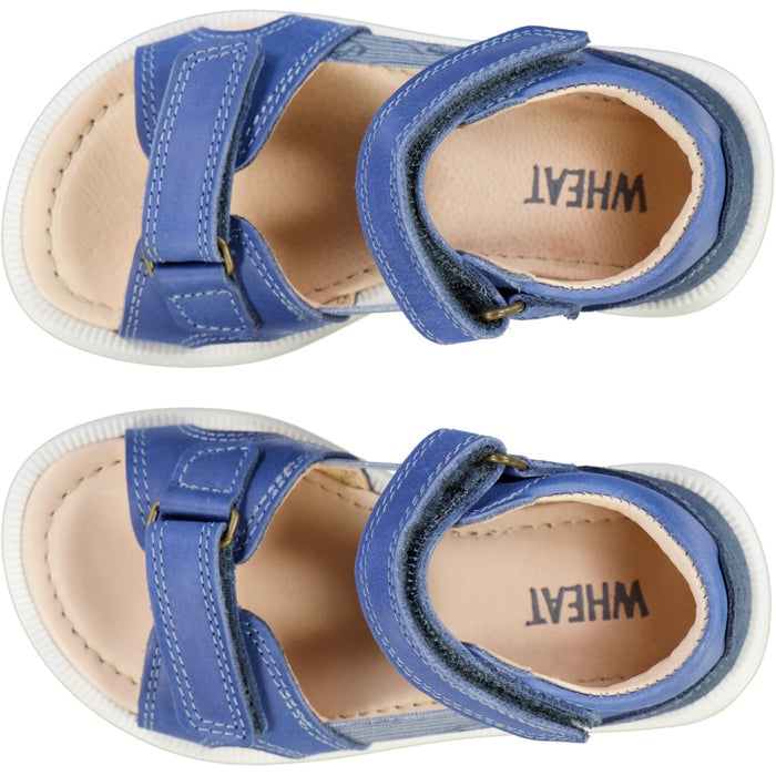 Wheat Footwear Macey open toe Prewalker Sandals 9086 bluefin