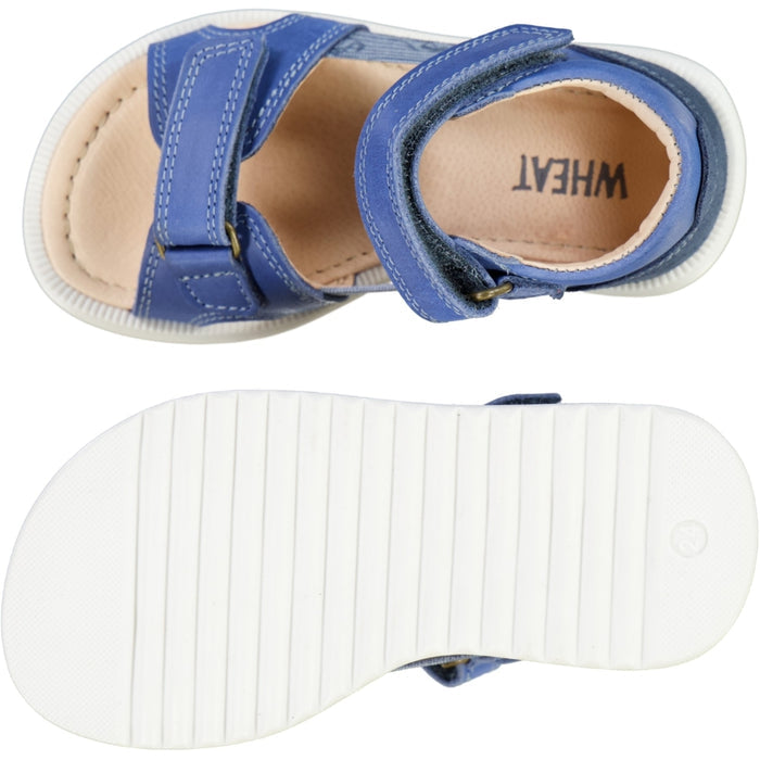 Wheat Footwear Macey open toe Prewalker Sandals 9086 bluefin