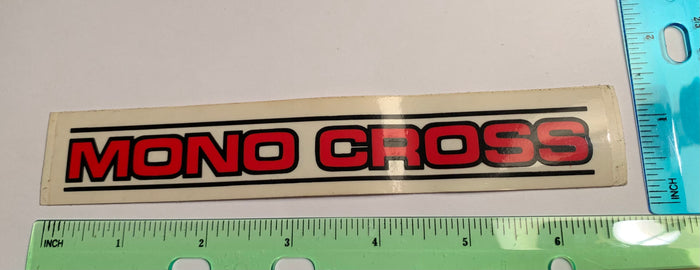 Mono Cross Decal Sticker