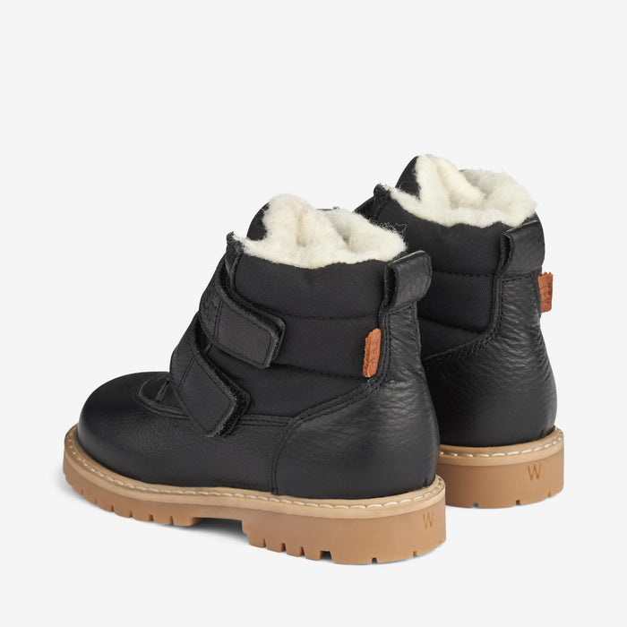 Wheat Footwear Moon Velcro Tex Winter Footwear 0021 black