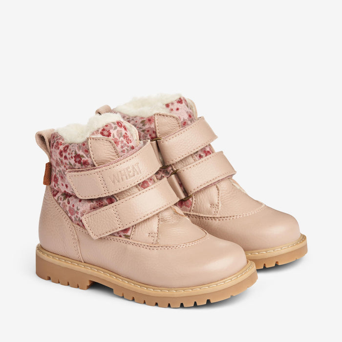 Wheat Footwear Moon Velcro Tex Print Winter Footwear 2031 rose dawn