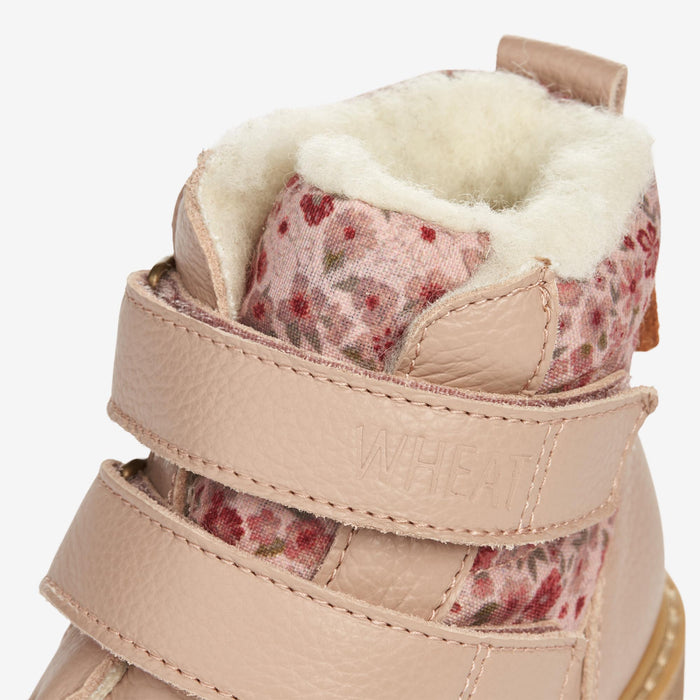 Wheat Footwear Moon Velcro Tex Print Winter Footwear 2031 rose dawn