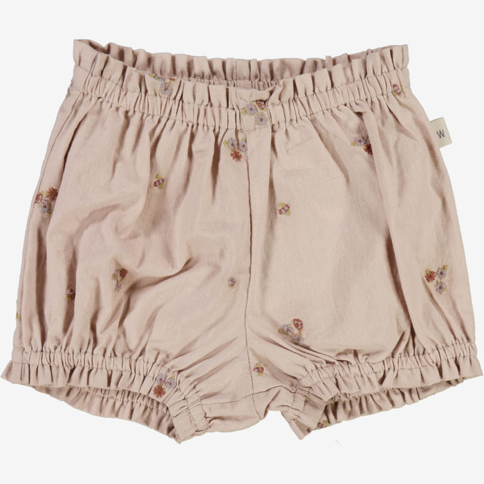 Wheat Main  Nappy Pants Angie Shorts 9202 embroidery flowers