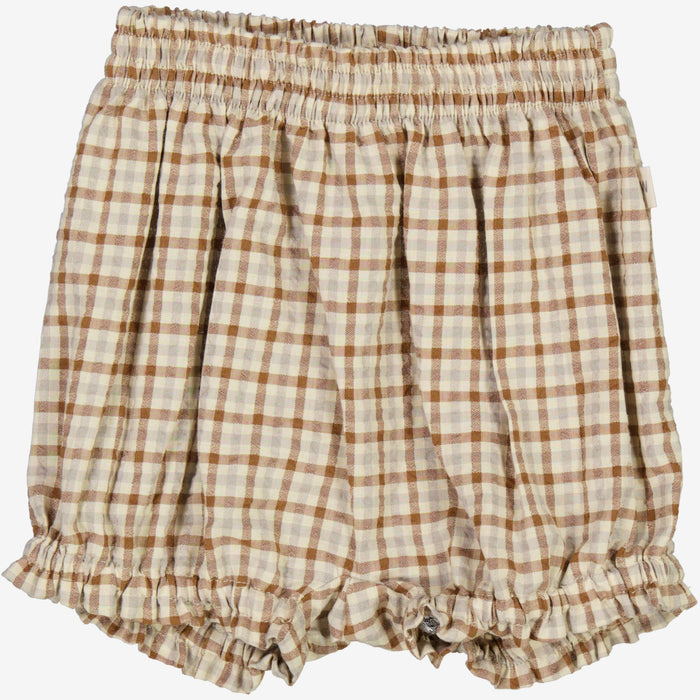 Wheat Main Nappy Pants Hiva Shorts 5094 golden dove check