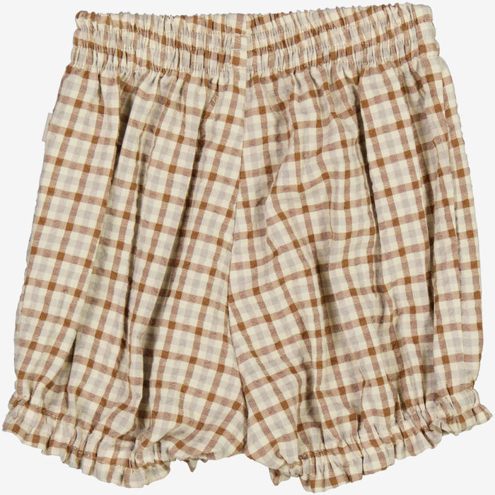 Wheat Main Nappy Pants Hiva Shorts 5094 golden dove check