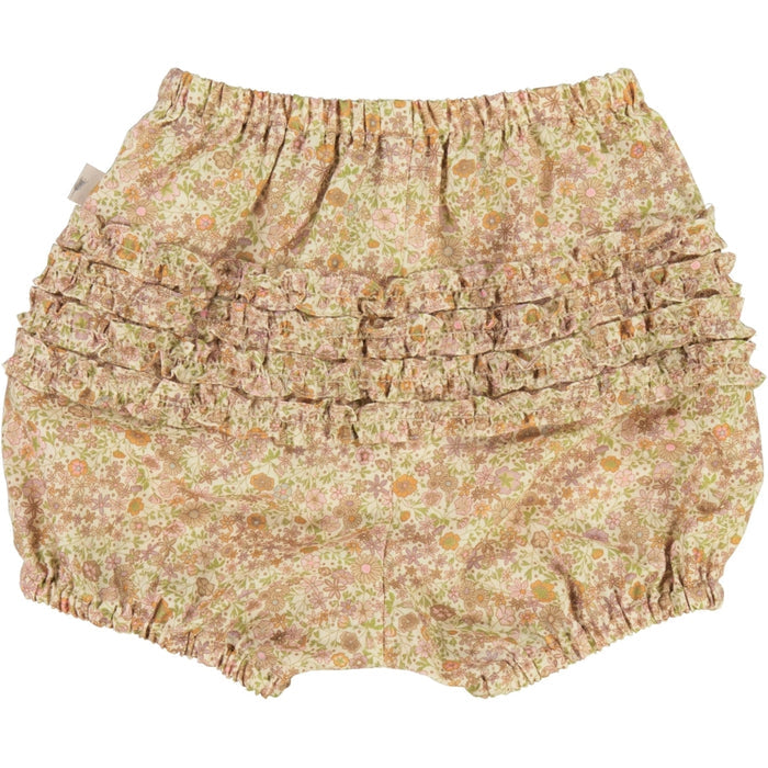 Wheat Main Nappy Pants Ruffles Shorts 9073 moonlight flowers