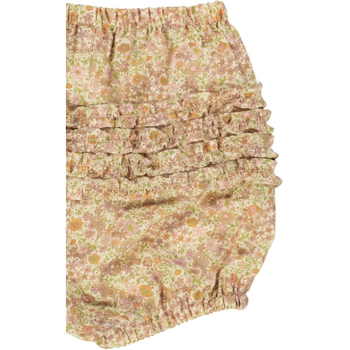 Wheat Main Nappy Pants Ruffles Shorts 9073 moonlight flowers
