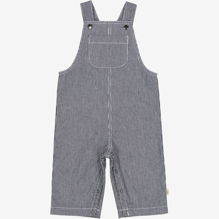 Wheat Main  Overall Issey | Baby Trousers 1197 navy denim stripe