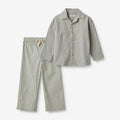 Wheat Main Pajamas Madison Home 1396 soft blue stripe