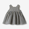 Wheat Main Pinafore Wrinkles Sienna Dress 1306 blue check