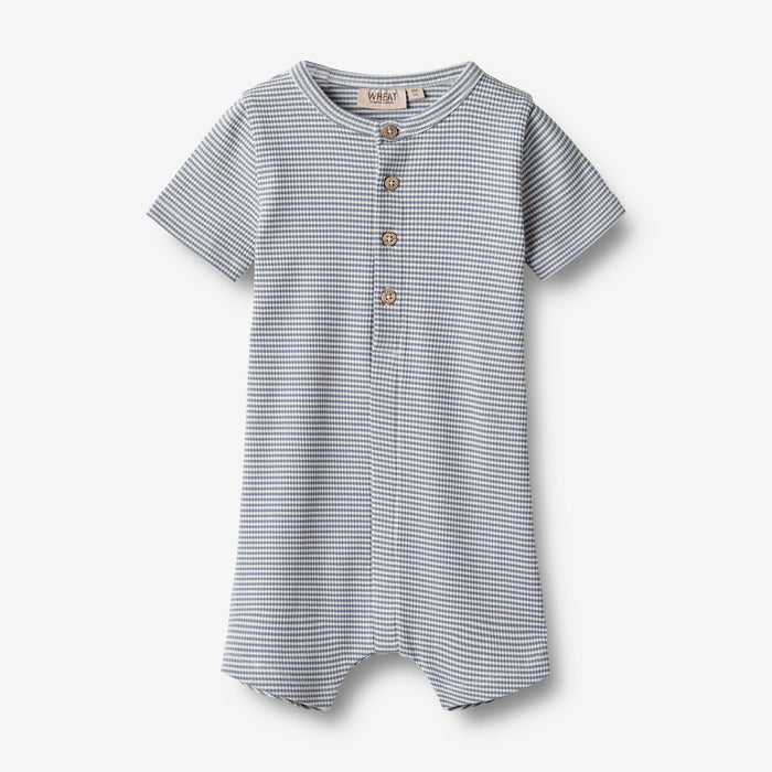 Wheat Main Playsuit S/S Elton Jumpsuit 1048 blue stripe