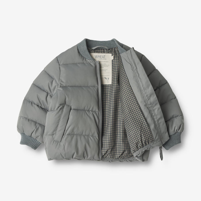 Wheat Outerwear Puffer Jacket Yuri | Baby Jacket 1525 autumn sky