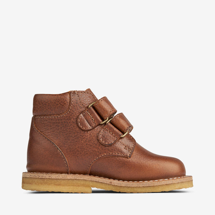 Wheat Footwear Raden Velcro | Baby Prewalkers 9002 cognac
