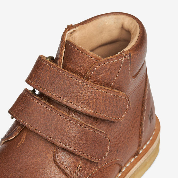 Wheat Footwear Raden Velcro | Baby Prewalkers 9002 cognac