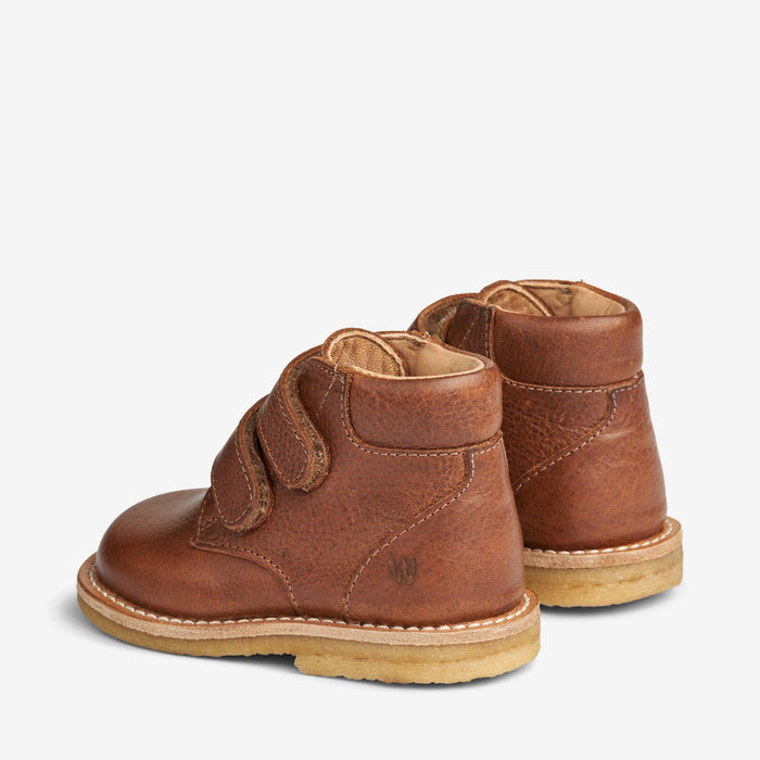 Wheat Footwear Raden Velcro | Baby Prewalkers 9002 cognac
