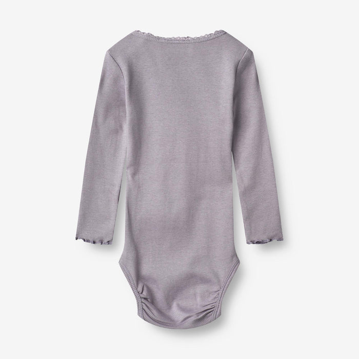 Wheat Main Rib Body Lotta | Baby Underwear/Bodies 1346 lavender