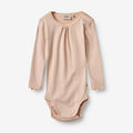 Wheat Main Rib Body Lotta | Baby Underwear/Bodies 2032 rose dust