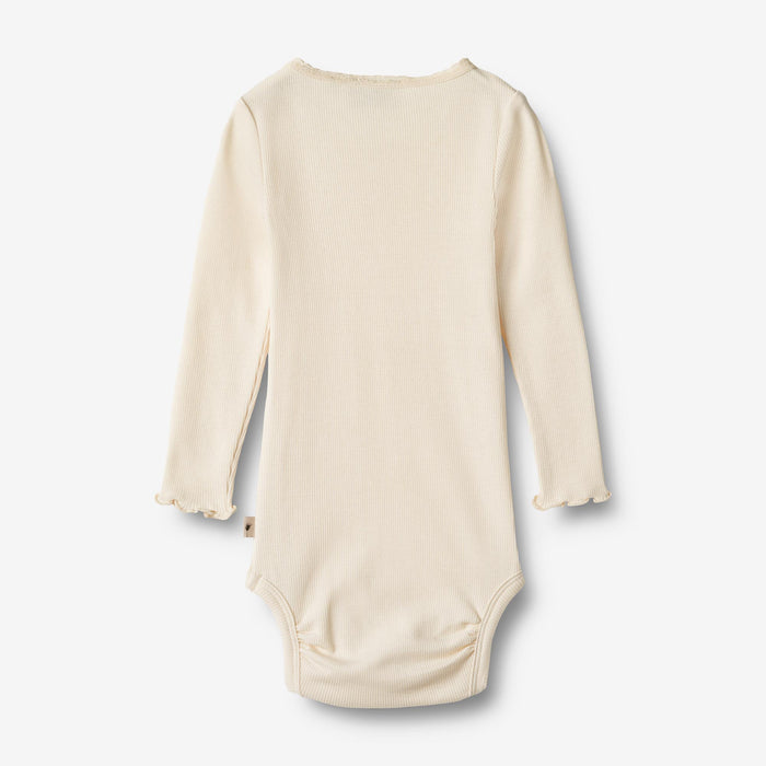 Wheat Main Rib Body L/S Lotta Underwear/Bodies 3171 cream