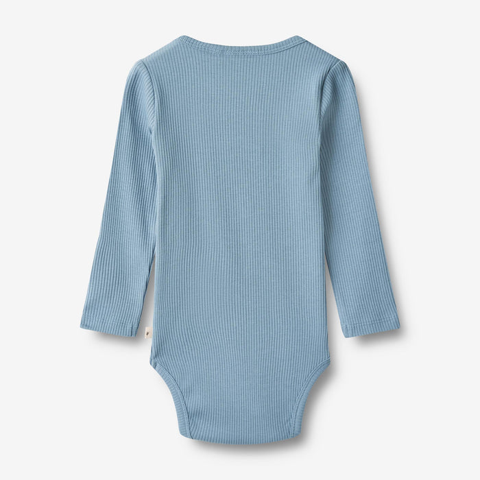 Wheat Main Rib Body L/S Spencer Underwear/Bodies 1043 blue