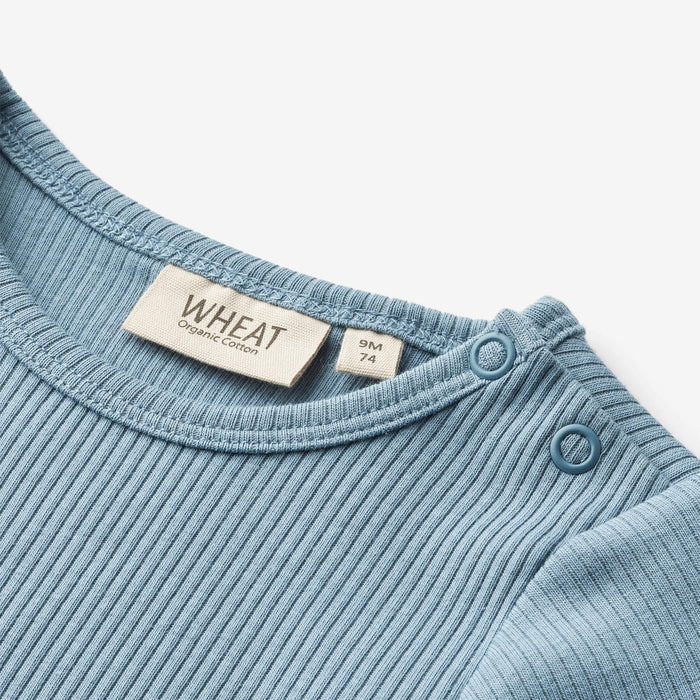 Wheat Main Rib Body L/S Spencer Underwear/Bodies 1043 blue