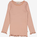 Wheat Main Rib T-Shirt Lace LS Jersey Tops and T-Shirts 2031 rose dawn