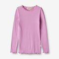 Wheat Main Rib T-Shirt L/S Reese Jersey Tops and T-Shirts 4500 iris